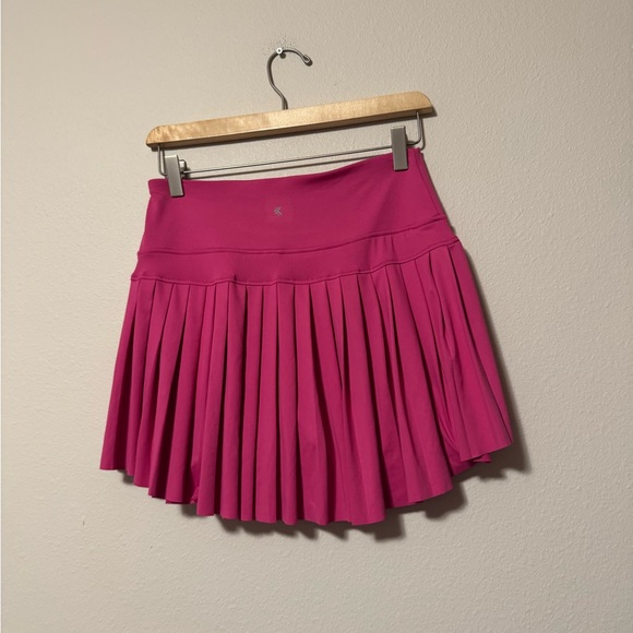 5/$55 !! 🔥 Kyodan Fuchsia Pleated Skater Skirt - Picture 3 of 3